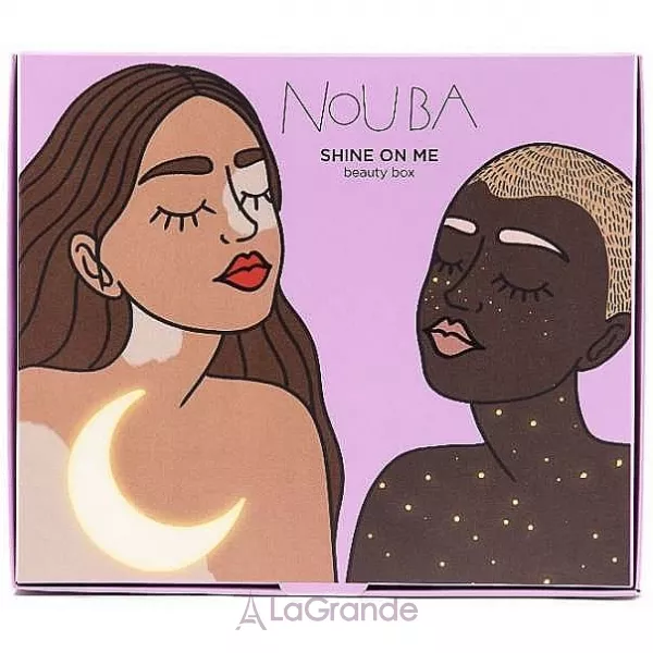 NoUBA Shine On Me Gift Set Nude (mascara/9ml + lipstick/6ml + highlighter/30ml) ����� 