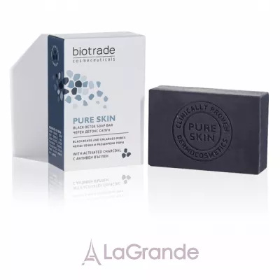 Biotrade Pure Skin Black Detox Soap Bar -          