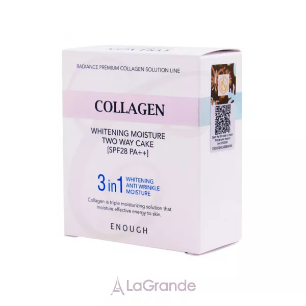 Enough Collagen 3 in 1 Whitening Moisture Two Way Cake SPF28 ����� �� ������� ������