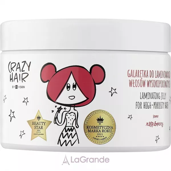 HiSkin Crazy Hair Jelly For Laminating High Porosity Hair Raspberry ���� ��� ���������� ������� � ������� ����� ��������� 