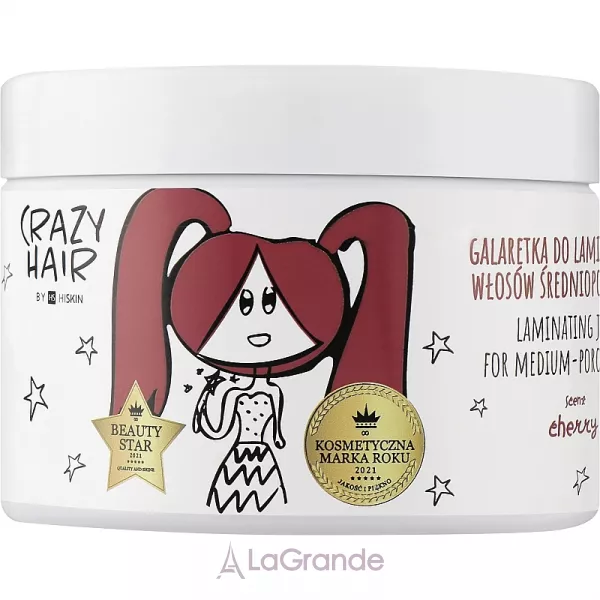 HiSkin Crazy Hair Jelly For Laminating Medium Porosity Hair Cherry ���� ��� ���������� ������� � �������� ����� ��������� 