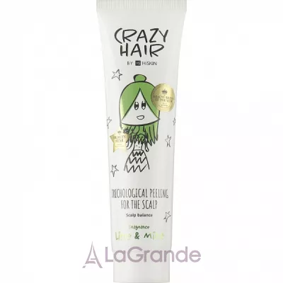 HiSkin Crazy Hair Trichological Peeling For The Scalp Lime & Mint ϳ     
