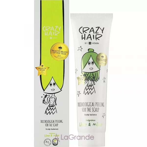 HiSkin Crazy Hair Trichological Peeling For The Scalp Lime & Mint ������ ��������������� ��� ���� ������ 