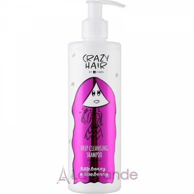 HiSkin Crazy Hair Deep Cleansing Shampoo Scalp Balance Raspberry & Blueberry    