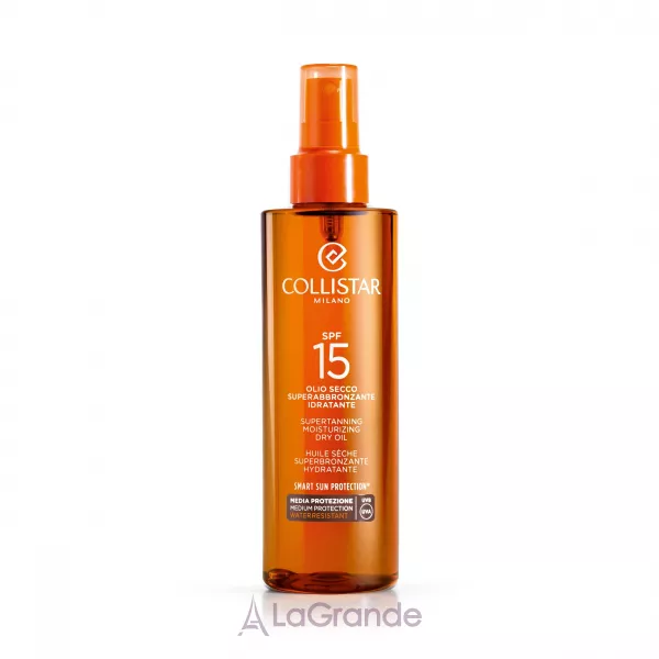 Collistar Supertanning Moisturizing Dry Oil SPF 15 ����� ����� ��� ������������ ������ SPF 15