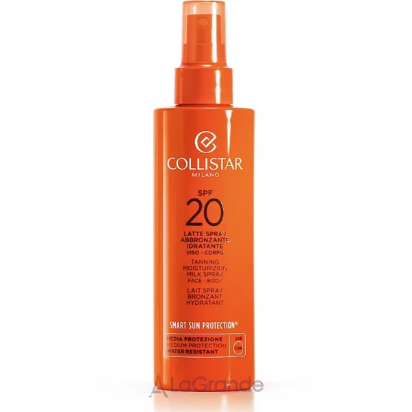 Collistar Tanning Moisturizing Milk Spray SPF 20 ����� ��� ������ SPF 20