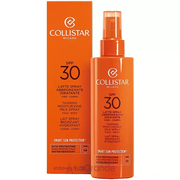 Collistar Tanning Moisturizing Milk Spray SPF 30 ����� ��� ������ SPF 30
