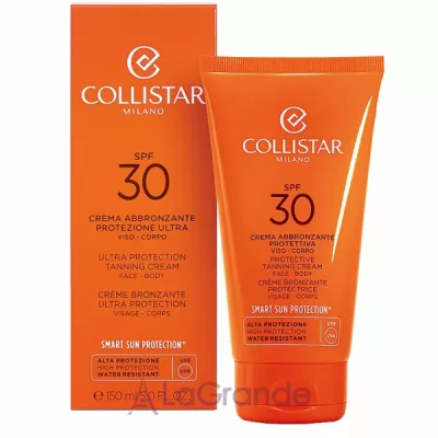 Collistar Ultra Protection Tanning Cream face and body SPF 30   
