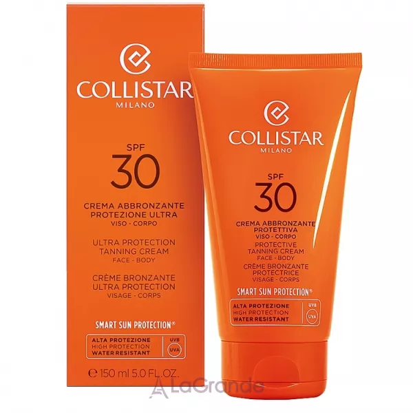 Collistar Ultra Protection Tanning Cream face and body SPF 30 ���� ��� ����������