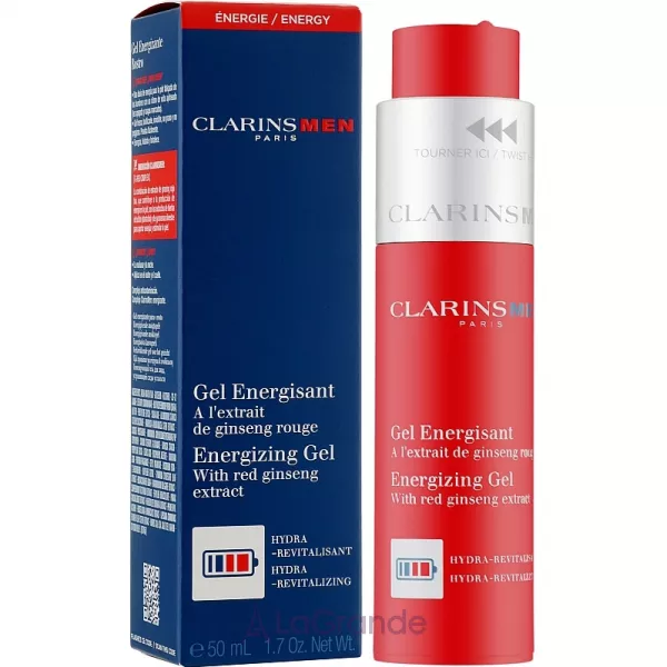 Clarins Men Energizing Gel ����������������� ���� ���������� ���� ���� ��� ������