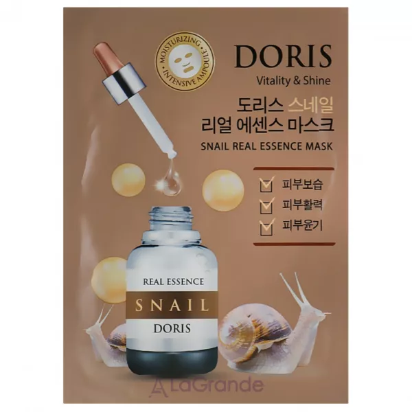 Doris Snail Real Essence Mask �������� ����� ��� ������� � ���������� ����� �������