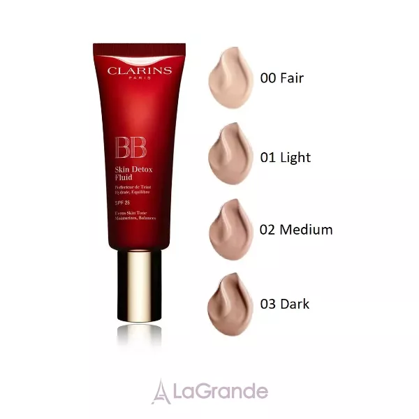Clarins BB Skin Detox Fluid SPF 25 ��-����� � ������� �������