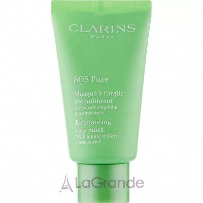 Clarins SOS Pure Emergency Mask with Rebalancing Clay    