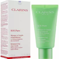 Clarins SOS Pure Emergency Mask with Rebalancing Clay ����� ��� ����, ���������