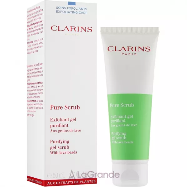 Clarins Pure Scrub Whith Lava Beads ��������� ����-����� ��� ����
