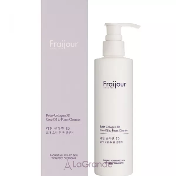 Fraijour Retin-Collagen 3D Core Oil to Foam Cleanser ������������ ��������� �����-����� � ���������� ��� ����