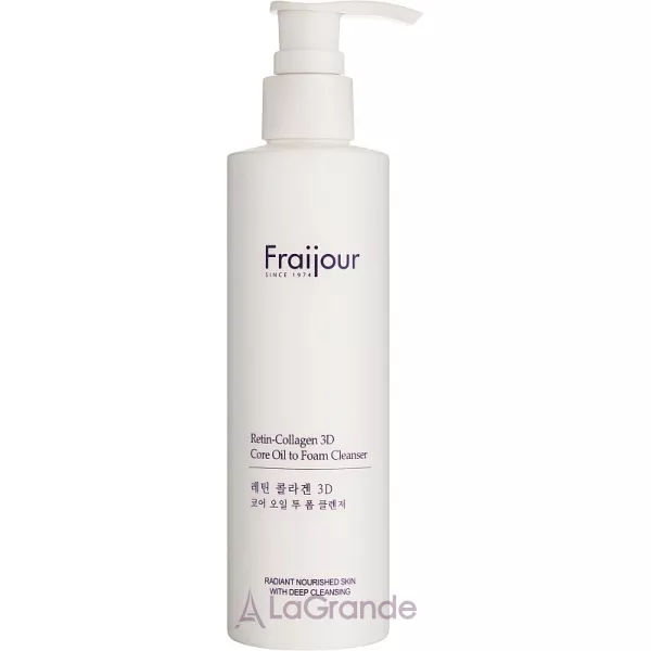 Fraijour Retin-Collagen 3D Core Oil to Foam Cleanser ������������ ��������� �����-����� � ���������� ��� ����