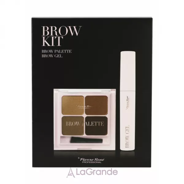 Pierre Rene Brow Kit (brow gel/10ml + brow palette) ���� ��� ������ ���