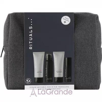 Rituals Samurai Men's Care Set  (sh/foam/50ml + deo/50ml + b/wash/70ml + b/lot/70ml + bag)