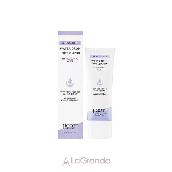 Jigott Aura Secret Hyaluronic Acid Water Drop Tone Up Cream ����������� ���� � ������������ ��������