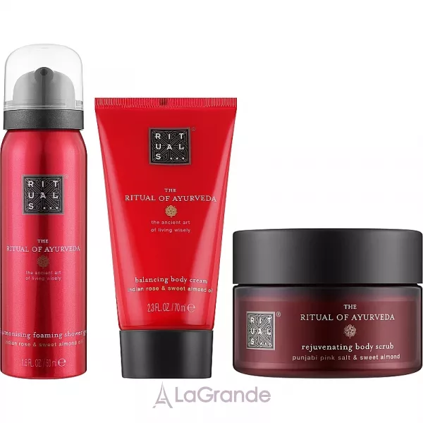 Rituals The Ritual of Ayurveda Trial Set ����� (foam/50ml + cr/70ml + scr/125g)