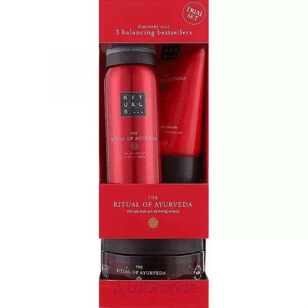 Rituals The Ritual of Ayurveda Trial Set ����� (foam/50ml + cr/70ml + scr/125g)