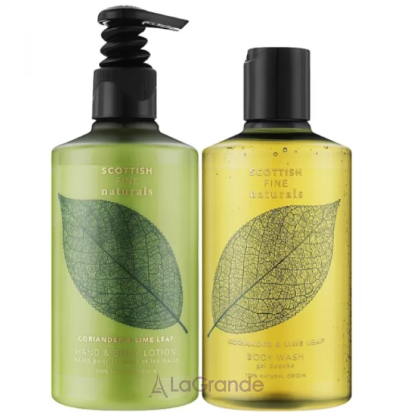 Scottish Fine Soaps Coriander & Lime Leaf Luxury Gift Duo ����(sh/gel/300ml + lot/300ml)