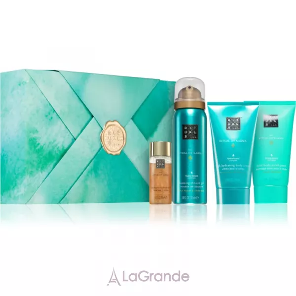 Rituals The Ritual of Karma Giftset Small ����� (sh/gel/50ml + b/cr/70ml + b/oil/30ml + scr/70ml)