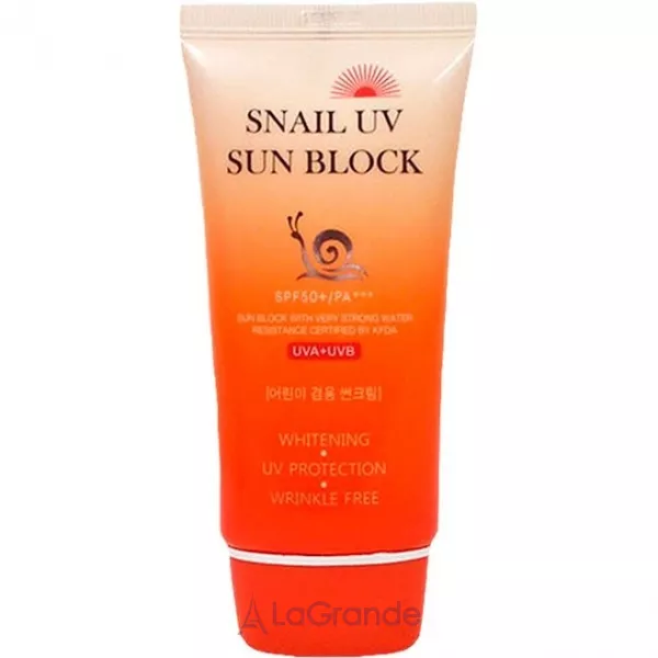 Jigott Snail UV Sun Block SPF 50+/PA+++ ���� �������������� � ������� ������ SPF 50+/PA+++