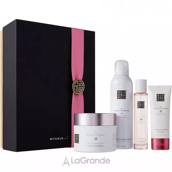 Rituals The Ritual Of Sakura ���� (sh/foam/200ml + b/cr/200ml + mist/50ml + h/balm/70ml)