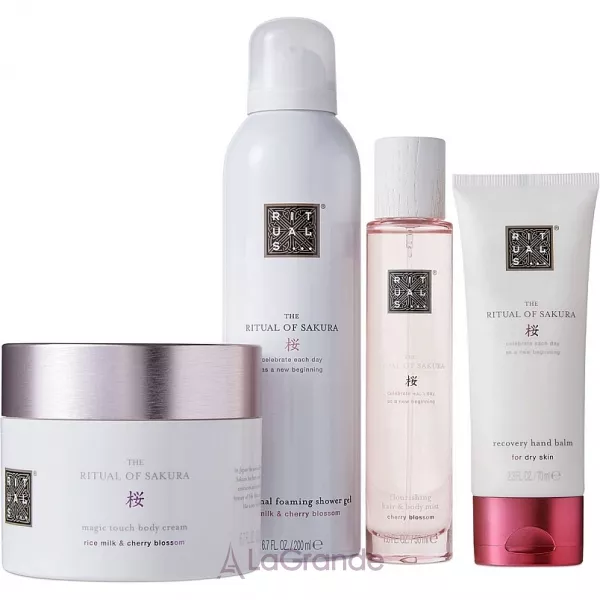 Rituals The Ritual Of Sakura ���� (sh/foam/200ml + b/cr/200ml + mist/50ml + h/balm/70ml)