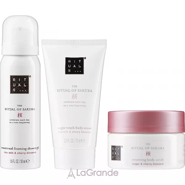 Rituals The Ritual of Sakura Try Me Set ����� (foam/50ml + cr/70ml + scr/125g)