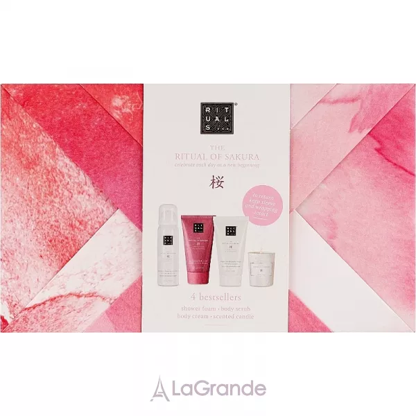 Rituals The Ritual of Sakura ����� (scr/70g + cr/70ml + foam/50ml + Candle/25g)