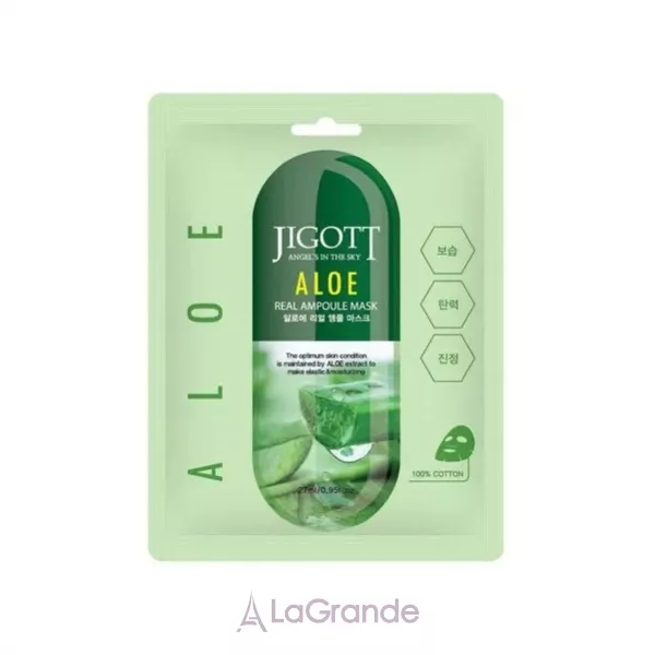Jigott Aloe Real Ampoule Mask �������� ����� 