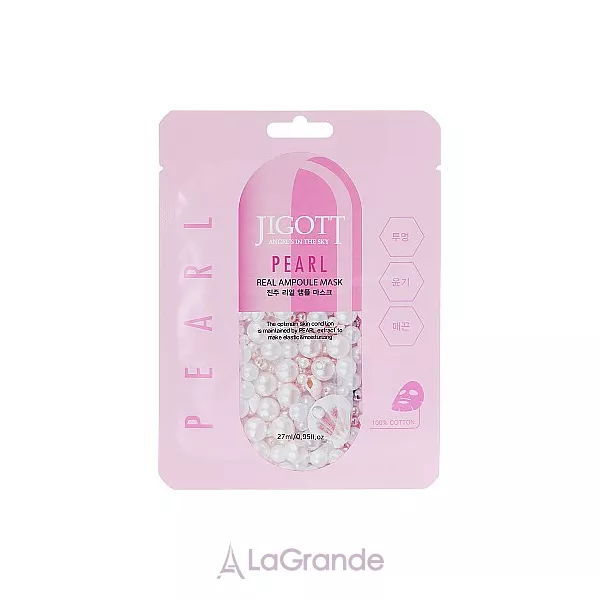 Jigott Pearl Real Ampoule Mask �������� ����� ��� ������� � �������