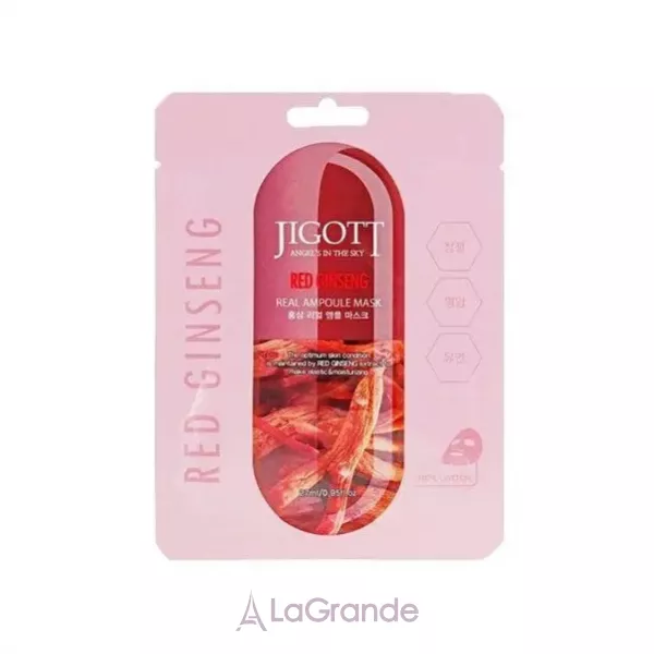 Jigott Ginseng Real Ampoule Mask ��������� ����� ��� ���� � ������� ���������