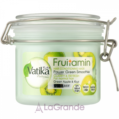 Dabur Vatika Naturals Fruitamin Green Apple And Kiwi Hair Conditioning Mask    