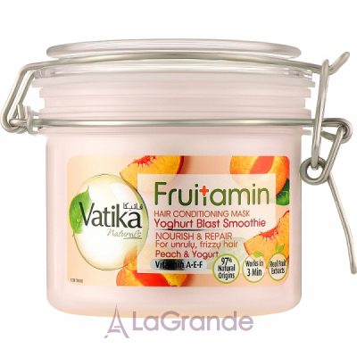 Dabur Vatika Naturals Fruitamin Peach And Yogurt Hair Conditioning Mask    