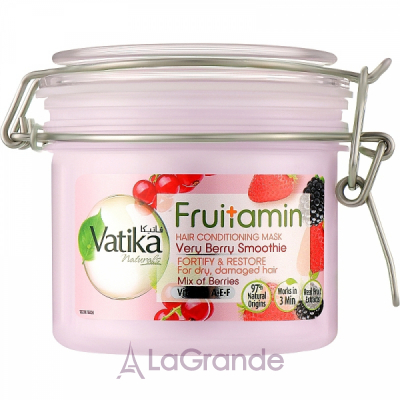 Dabur Vatika Naturals Fruitamin Mix Of Berries Hair Conditioning Mask    