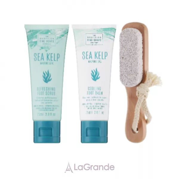 Scottish Fine Soaps Sea Kelp Foot Care Pamper Kit ����� ��� ����� �� ������ (f/scr/75ml + f/balm/75ml + f/file)