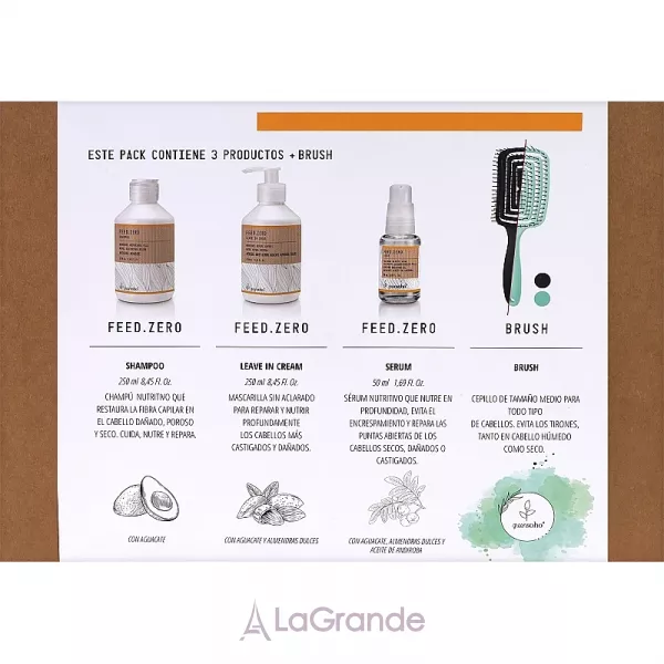 Greensoho Feed.Zero Ritual Kit (sham/250ml + mas/250ml + ser/50ml + mas/br/1pc) ����������� ����� ��� �����