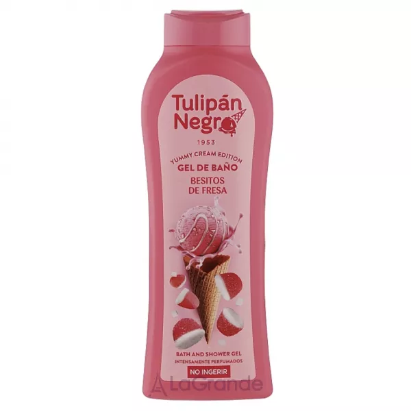Tulipan Negro Yummy Cream Edition Strawberry Kisses Bath And Shower Gel ���� ��� ���� 