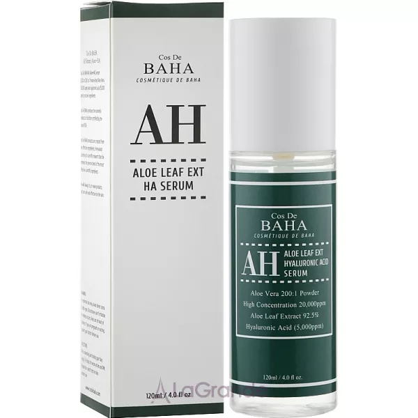 Cos De Baha Aloe Leaf Ext Hyaluronic Acid Serum ����������������� ��������� ��� ���� � ���� ����