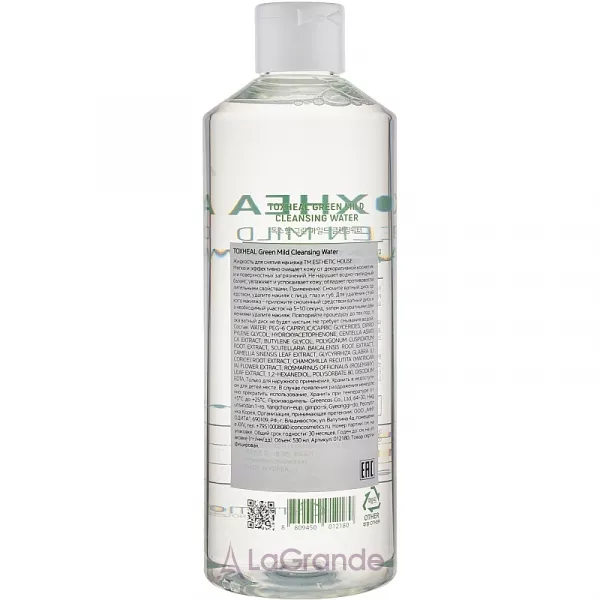 Esthetic House Toxheal Green Mild Cleansing Water г���� ��� ������ ������
