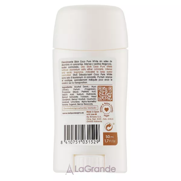 Tulipan Negro Coco Pure White Deo Stick ����������-���� 