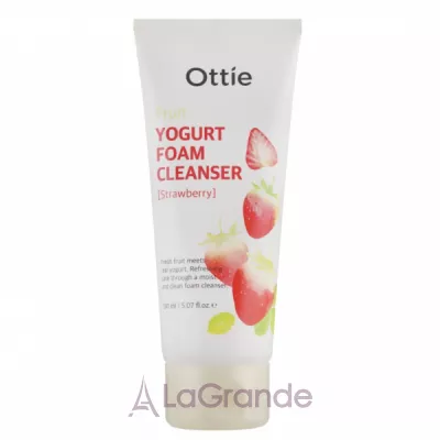 Ottie Fruits Yogurt Foam Cleanser Strawberry      