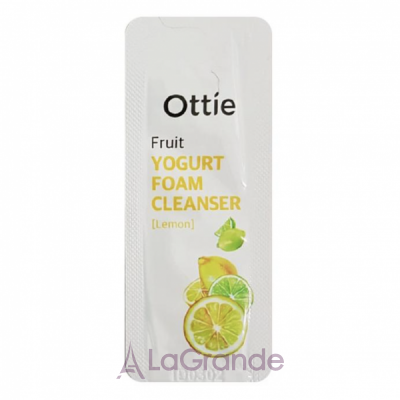 Ottie Fruits Yogurt Foam Cleanser Lemon      