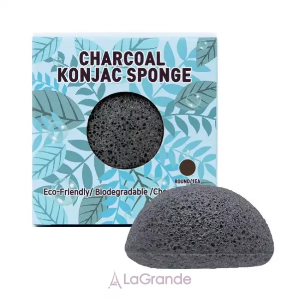 Trimay Charcoal Konjac Sponge ����� ������� � ��������� �����