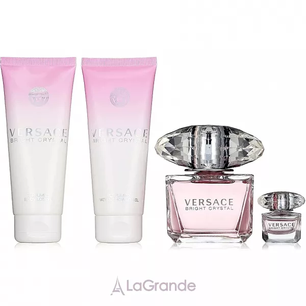 Versace Bright Crystal ���� (�������� ���� 90 �� + �������� 5 �� + ������� ��� ��� 100 �� + ���� ��� ���� 100 ��)