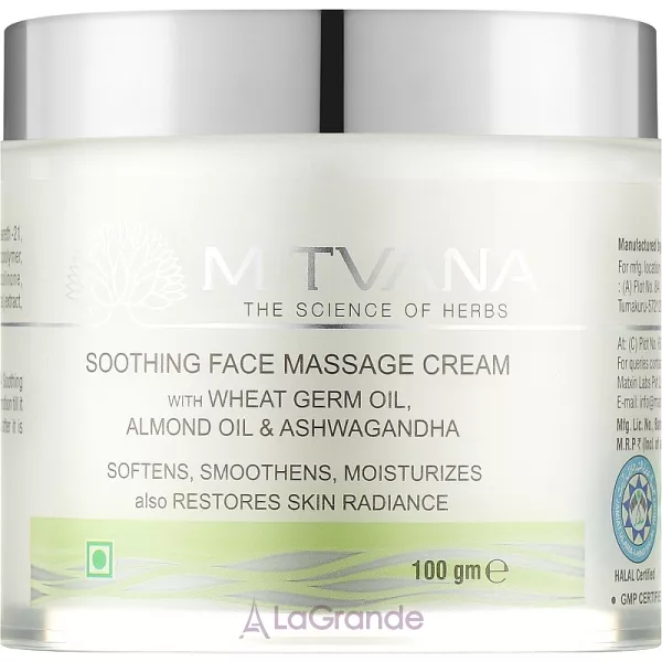 Mitvana Soothing Face Massage Cream ���� ��� ������� �������� ������������
